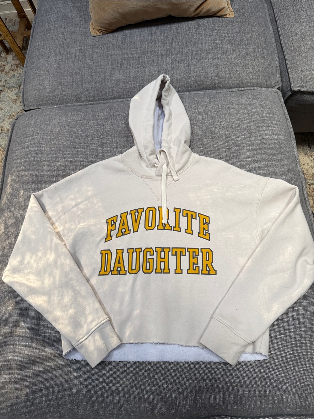 Favorite Daughter cut off hoodie